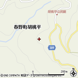 静岡県浜松市天竜区春野町胡桃平202周辺の地図
