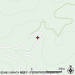 愛知県新城市作手高松十郎貝津周辺の地図