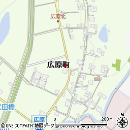 兵庫県加西市広原町490周辺の地図