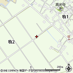 滋賀県大津市牧周辺の地図