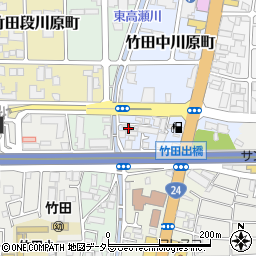 京都府京都市伏見区竹田中川原町58-7周辺の地図