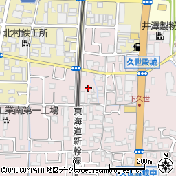 京都府京都市南区久世殿城町71周辺の地図