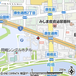 愛知県岡崎市康生町683周辺の地図