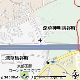 京都府京都市伏見区深草馬谷町24-12周辺の地図