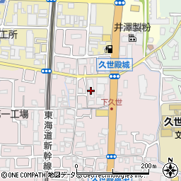 京都府京都市南区久世殿城町86周辺の地図