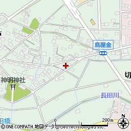 愛知県安城市箕輪町鳥屋金25-7周辺の地図