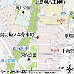 京都府京都市南区上鳥羽西浦町418周辺の地図