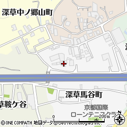 京都府京都市伏見区深草馬谷町28周辺の地図