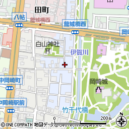 愛知県岡崎市康生町342周辺の地図