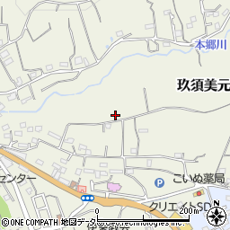 静岡県伊東市玖須美元和田周辺の地図