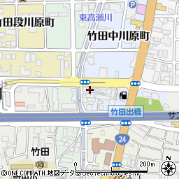 京都府京都市伏見区竹田中川原町405周辺の地図