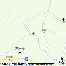 滋賀県甲賀市土山町鮎河1703周辺の地図
