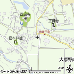 京都府京都市西京区大原野南春日町406周辺の地図