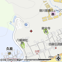 静岡県静岡市駿河区古宿周辺の地図