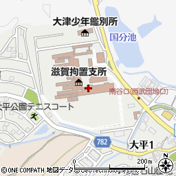 滋賀刑務所周辺の地図