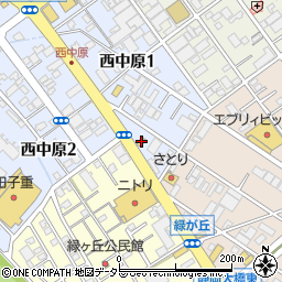 吉野家静岡インター通り店周辺の地図
