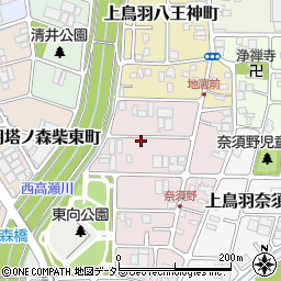 京都府京都市南区上鳥羽西浦町421周辺の地図
