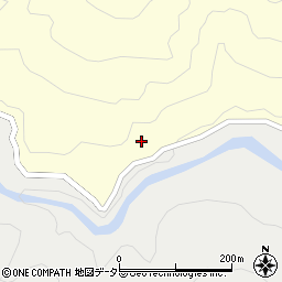 小岐須溪谷周辺の地図