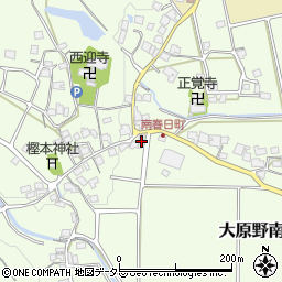 京都府京都市西京区大原野南春日町405周辺の地図