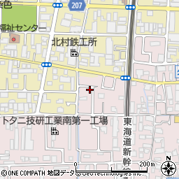 京都府京都市南区久世殿城町62周辺の地図