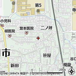 京都府向日市寺戸町二ノ坪3周辺の地図