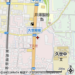セブンイレブン京都久世店周辺の地図