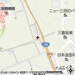 兵庫県三田市東本庄1108周辺の地図