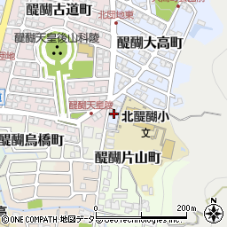 京都府京都市伏見区醍醐大高町16周辺の地図