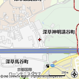 京都府京都市伏見区深草馬谷町24-11周辺の地図