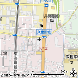 京都府京都市南区久世殿城町83周辺の地図
