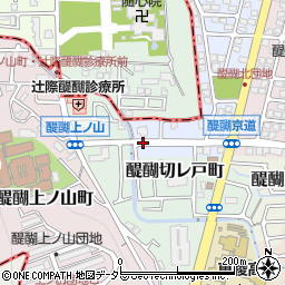 京道町・北団地集会所﻿ゆとりうむ前周辺の地図