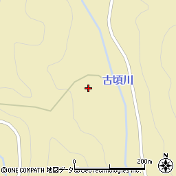 広島県庄原市比和町古頃722周辺の地図