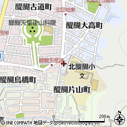 京都府京都市伏見区醍醐大高町16-8周辺の地図