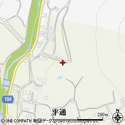 大阪府豊能郡能勢町平通9-80周辺の地図
