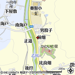 愛知県岡崎市秦梨町前畑周辺の地図