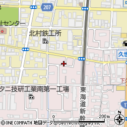 京都府京都市南区久世殿城町50周辺の地図