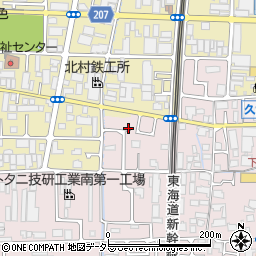 京都府京都市南区久世殿城町48周辺の地図