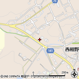 兵庫県三田市西相野389周辺の地図
