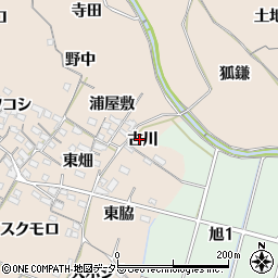 愛知県知多市日長古川12周辺の地図