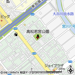 高松若宮公園周辺の地図