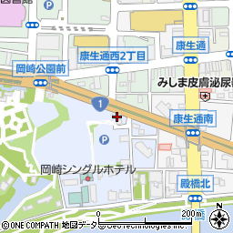 愛知県岡崎市康生町485周辺の地図
