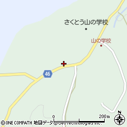 岡山県美作市万善67周辺の地図