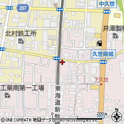 京都府京都市南区久世殿城町59周辺の地図