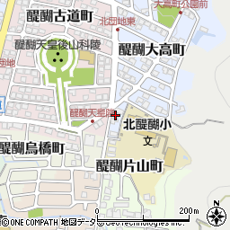 京都府京都市伏見区醍醐大高町16-7周辺の地図