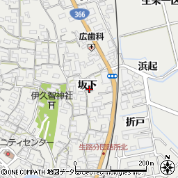 愛知県知多郡東浦町生路坂下36周辺の地図