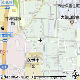 京都府京都市南区久世大藪町162周辺の地図