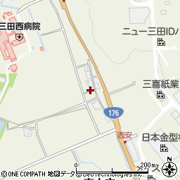 兵庫県三田市東本庄2523周辺の地図
