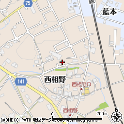 兵庫県三田市西相野246周辺の地図