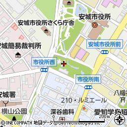 安城神社周辺の地図