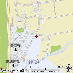兵庫県宍粟市山崎町下宇原150周辺の地図